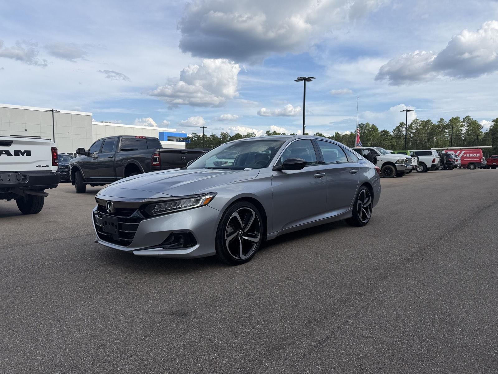 Used 2022 Lunar Silver Metallic Honda Sport Special Edition image 1