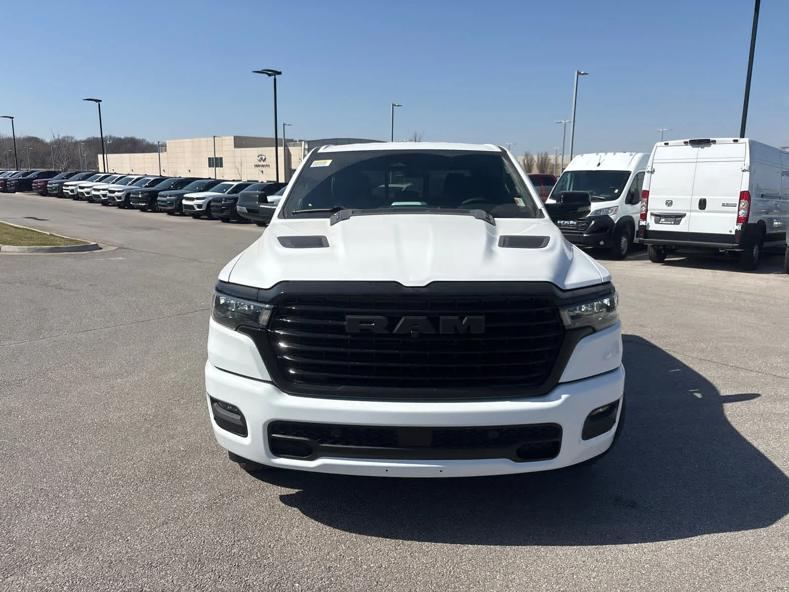 New 2026 Bright White Clearcoat Ram Laramie image 3