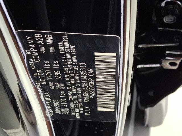 New 2026 Black Hyundai SE image 25