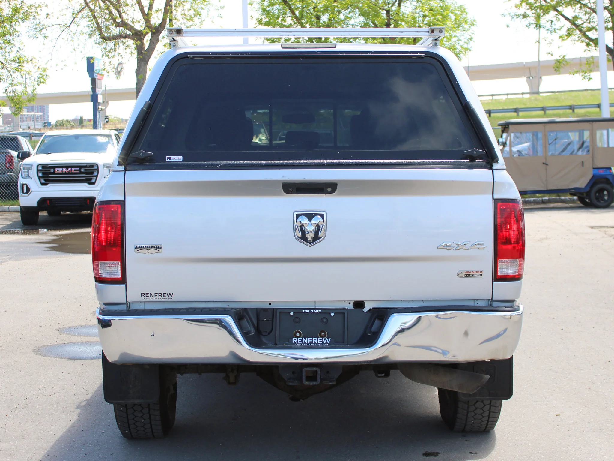 Used 2012 Silver RAM Laramie * Mechanic Special | Cummins | Heated Leather Seats | Canopy | Navigation image 14
