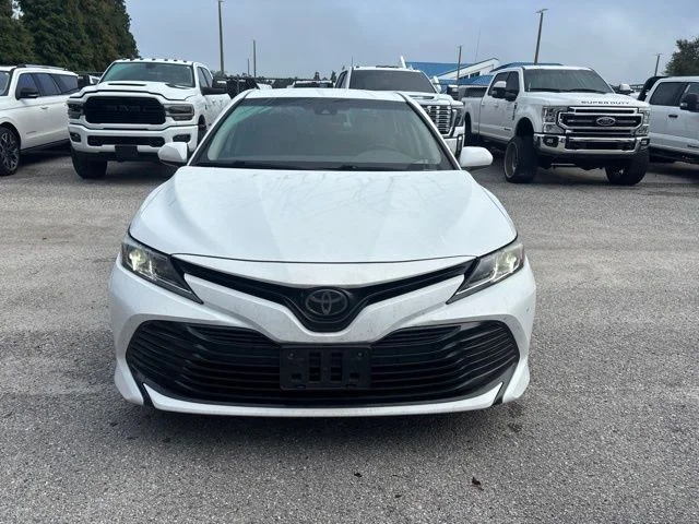 Used 2020 White Toyota LE image 2