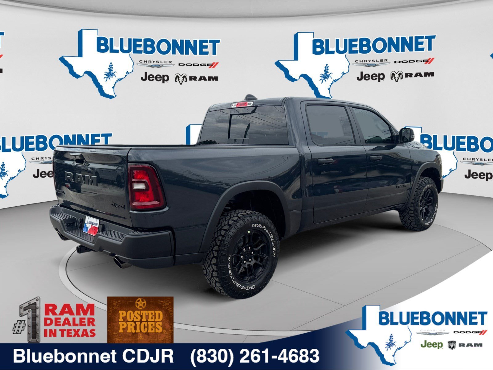 New 2027 Forged Blue Metallic Exterior Paint RAM Rebel image 5