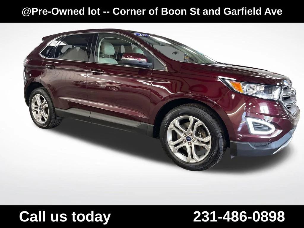 Used 2018 Red Ford Titanium image 7