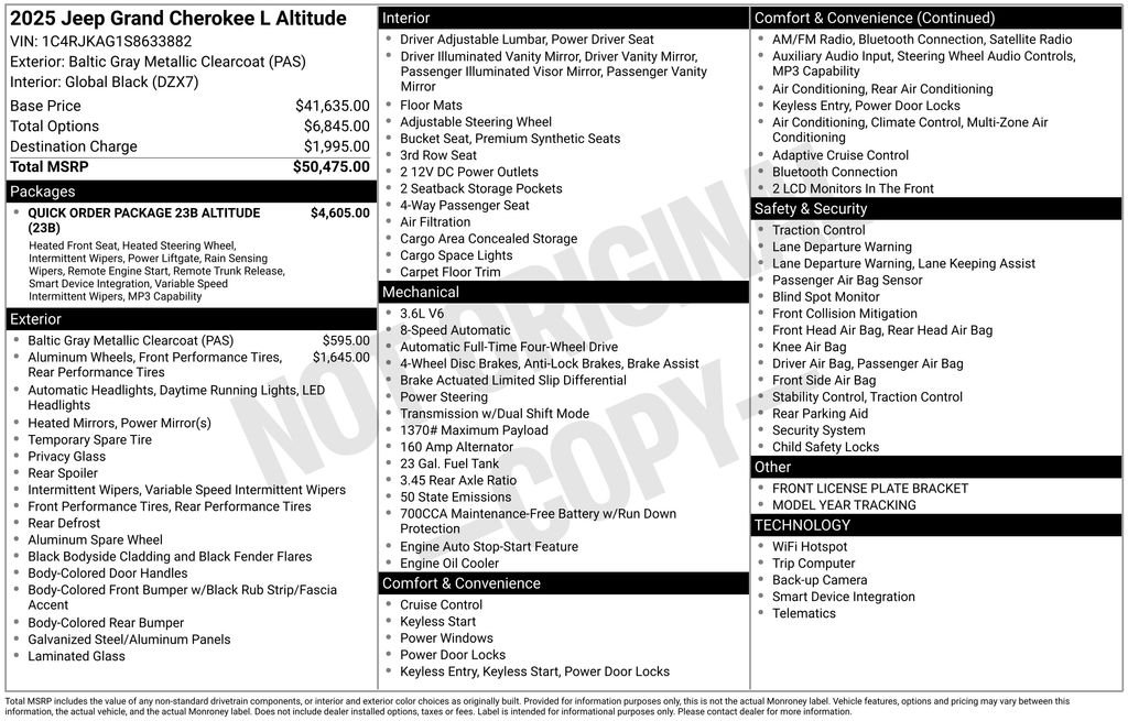 Certified Used 2025 Gray Jeep Altitude image 6