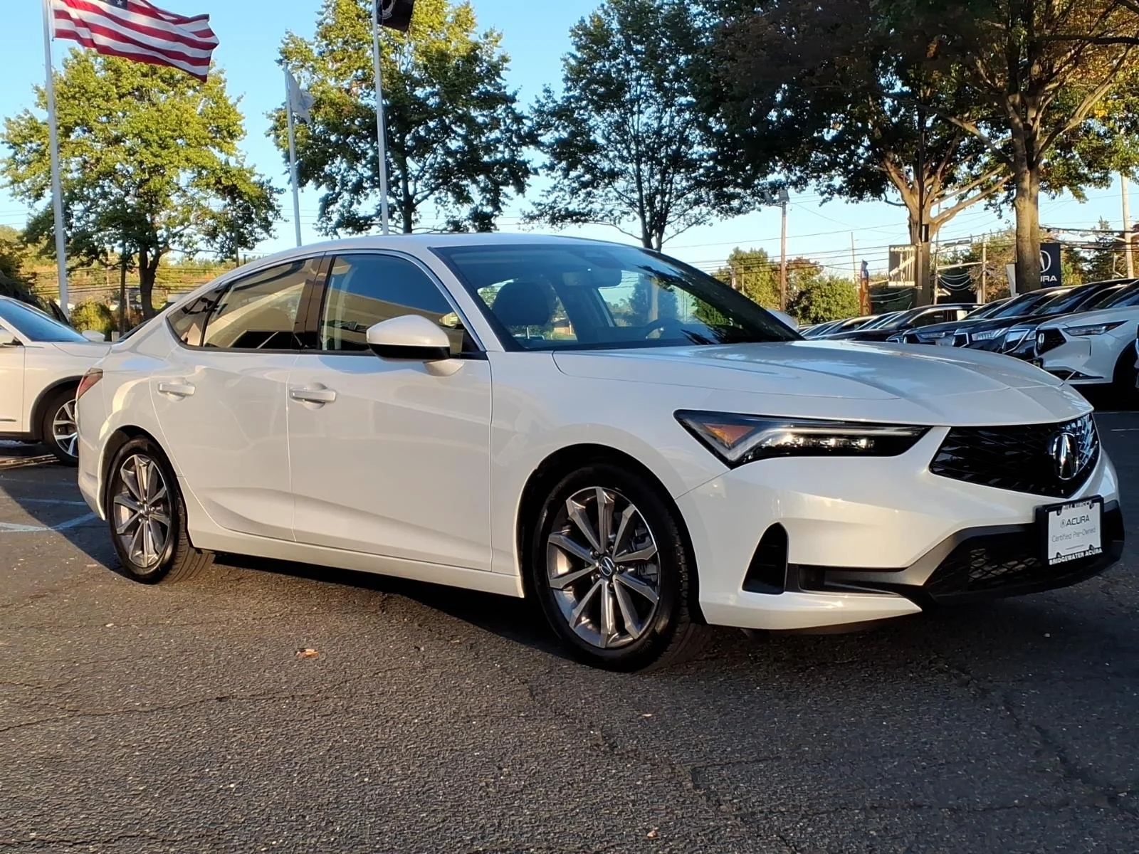 Used 2025 Platinum White Pearl Acura INTEGRA image 3