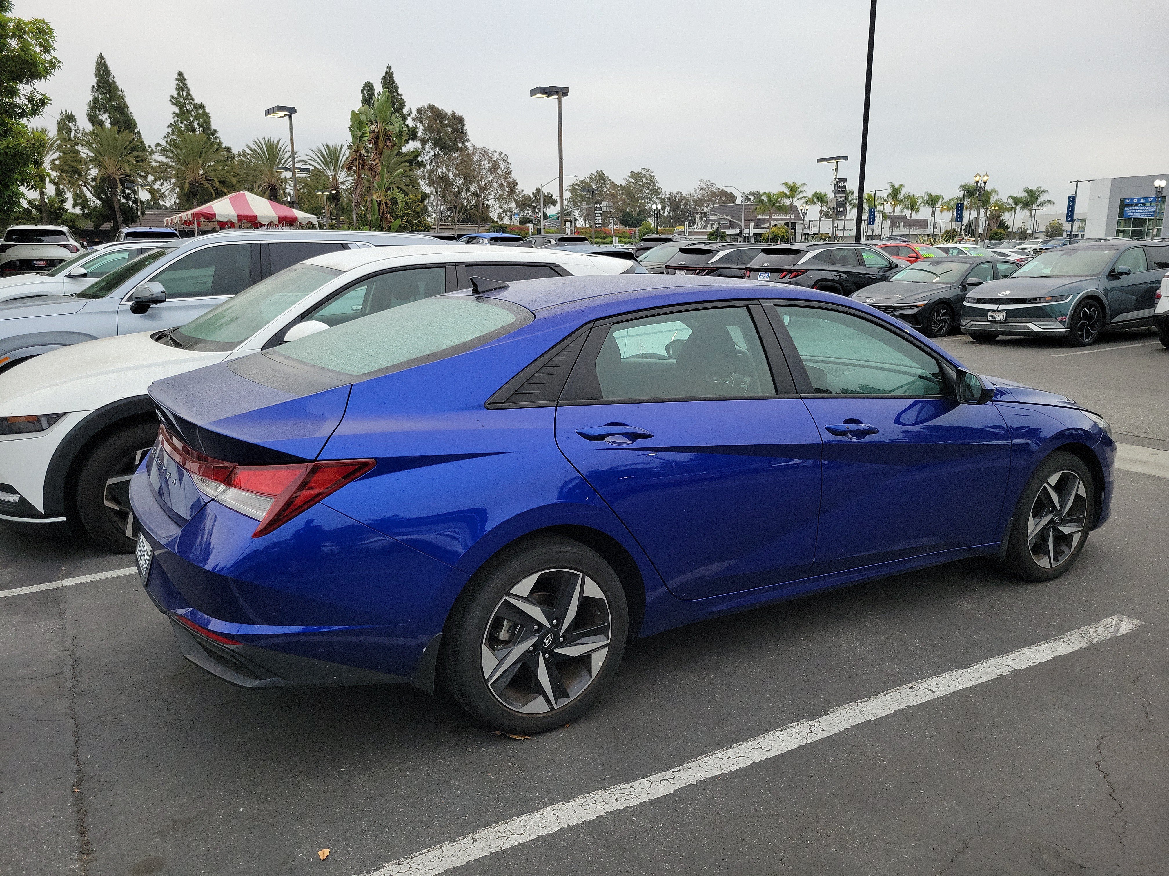 Certified Used 2023 Intense Blue Hyundai SEL image 5