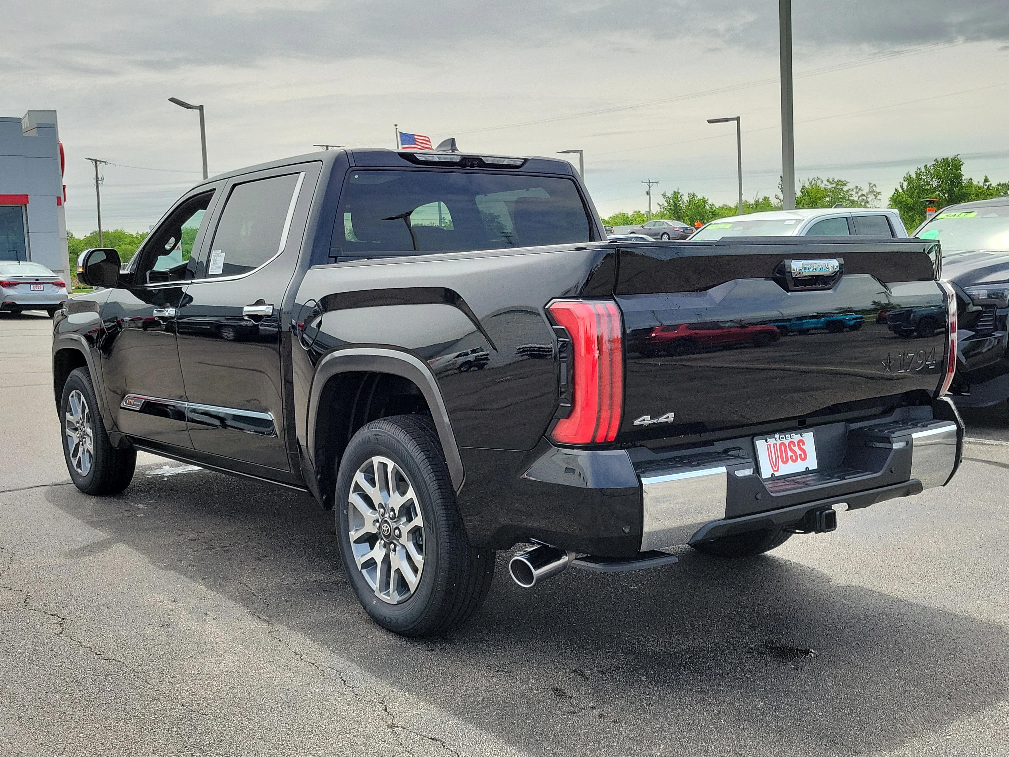 New 2026 Midnight Black Metallic Toyota 1794 Edition CrewMax 5.5
