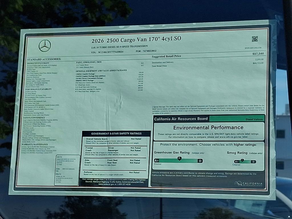 New 2026 Arctic White Mercedes-Benz Cargo 170 WB image 47