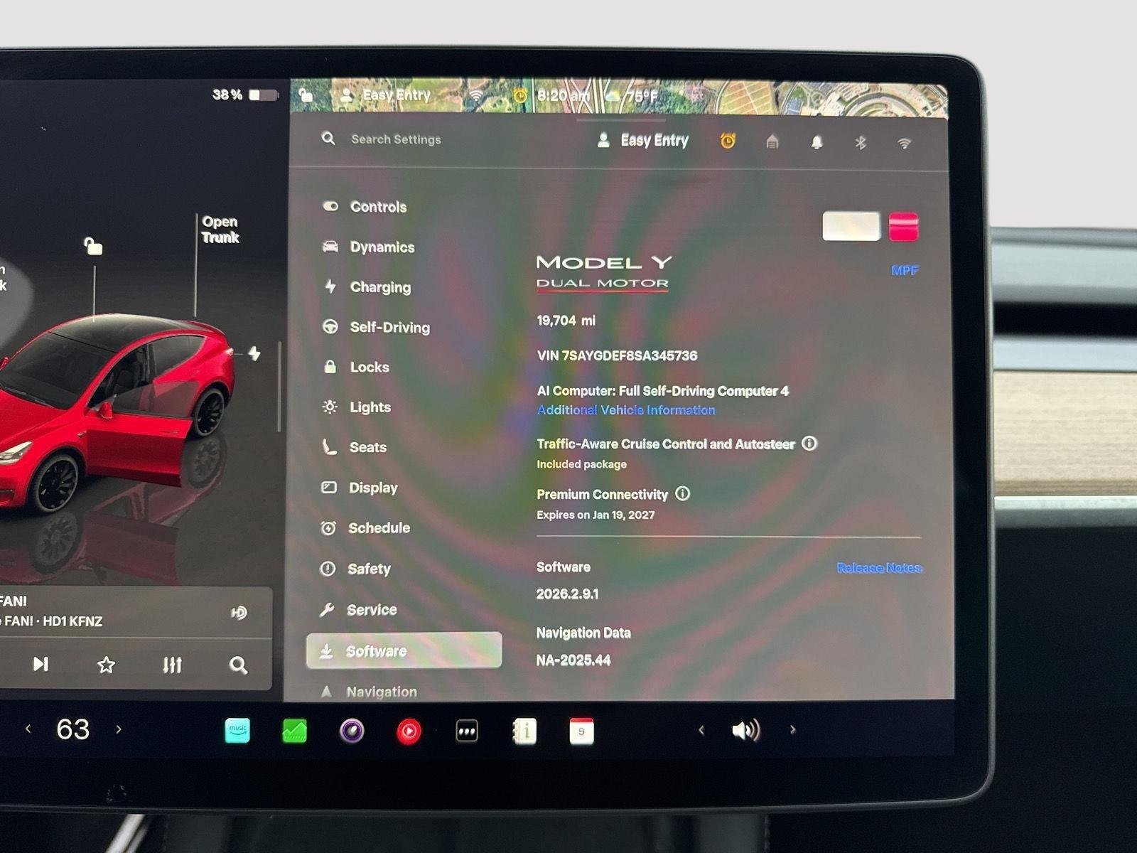 Used 2025 Tesla Model Y Performance with VIN 7SAYGDEF8SA345736 for sale in Kansas City, KS