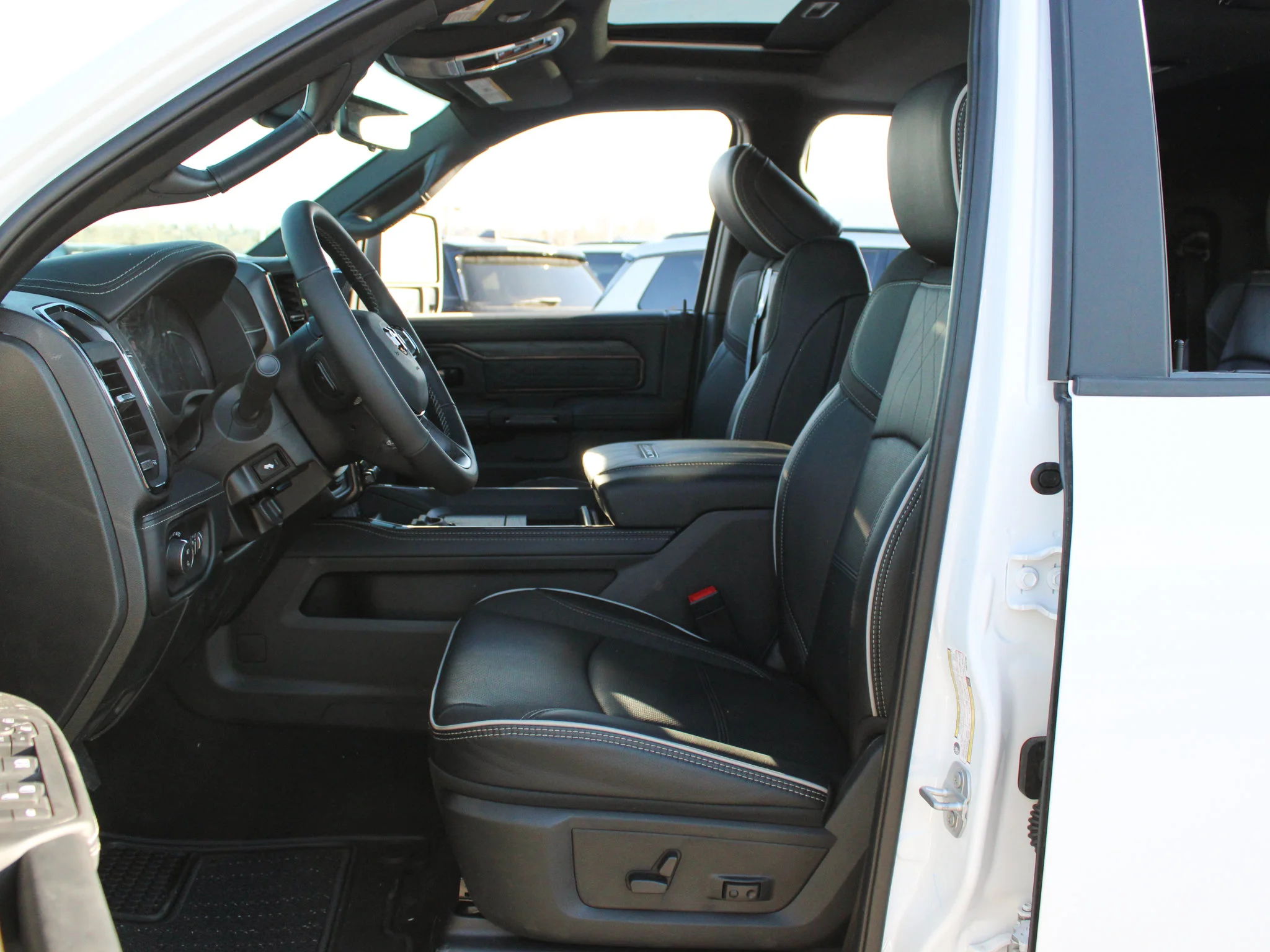 Used 2026 White RAM Limited* Mega Cab, PPF, Fuel Wheels, Toyo Open Country Tires, Trigger Industries Mudflaps image 12