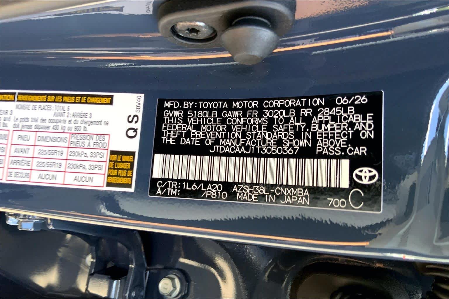 Used 2026 Storm Cloud Toyota XLE image 29