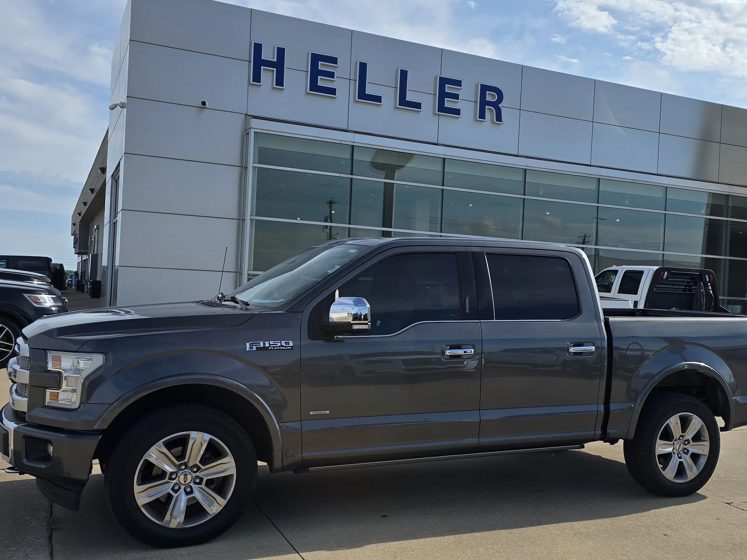 Used 2017 Magnetic Metallic Ford Platinum image 3