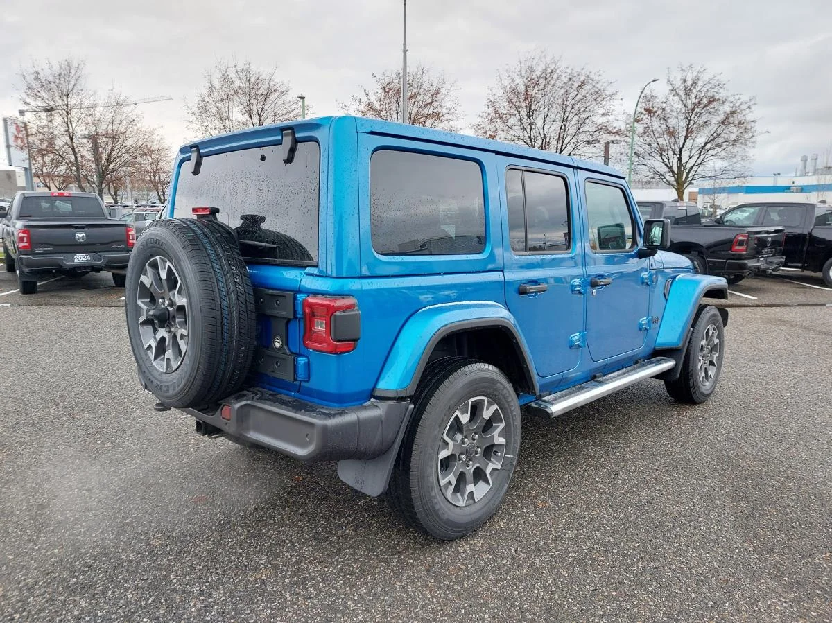 New 2026 Blue Jeep Sahara 4 Door 4x4 image 5