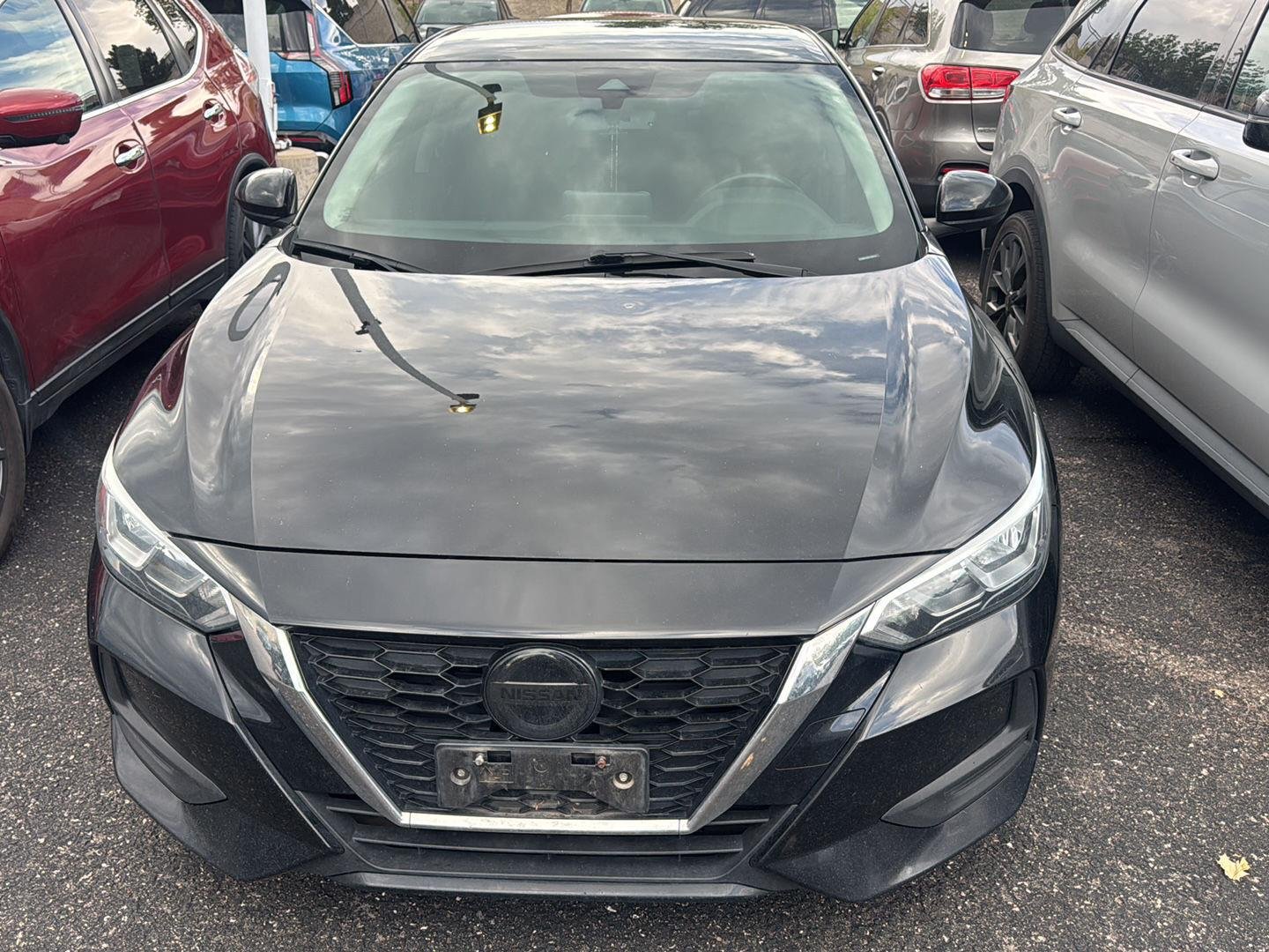 Used 2022 Super Black Nissan SV image 1