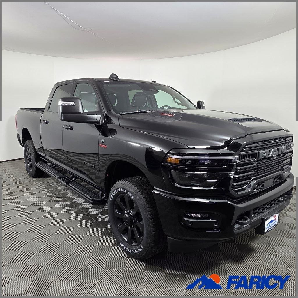New 2025 Diamond Black Crystal Pearlcoat Ram Laramie image 1