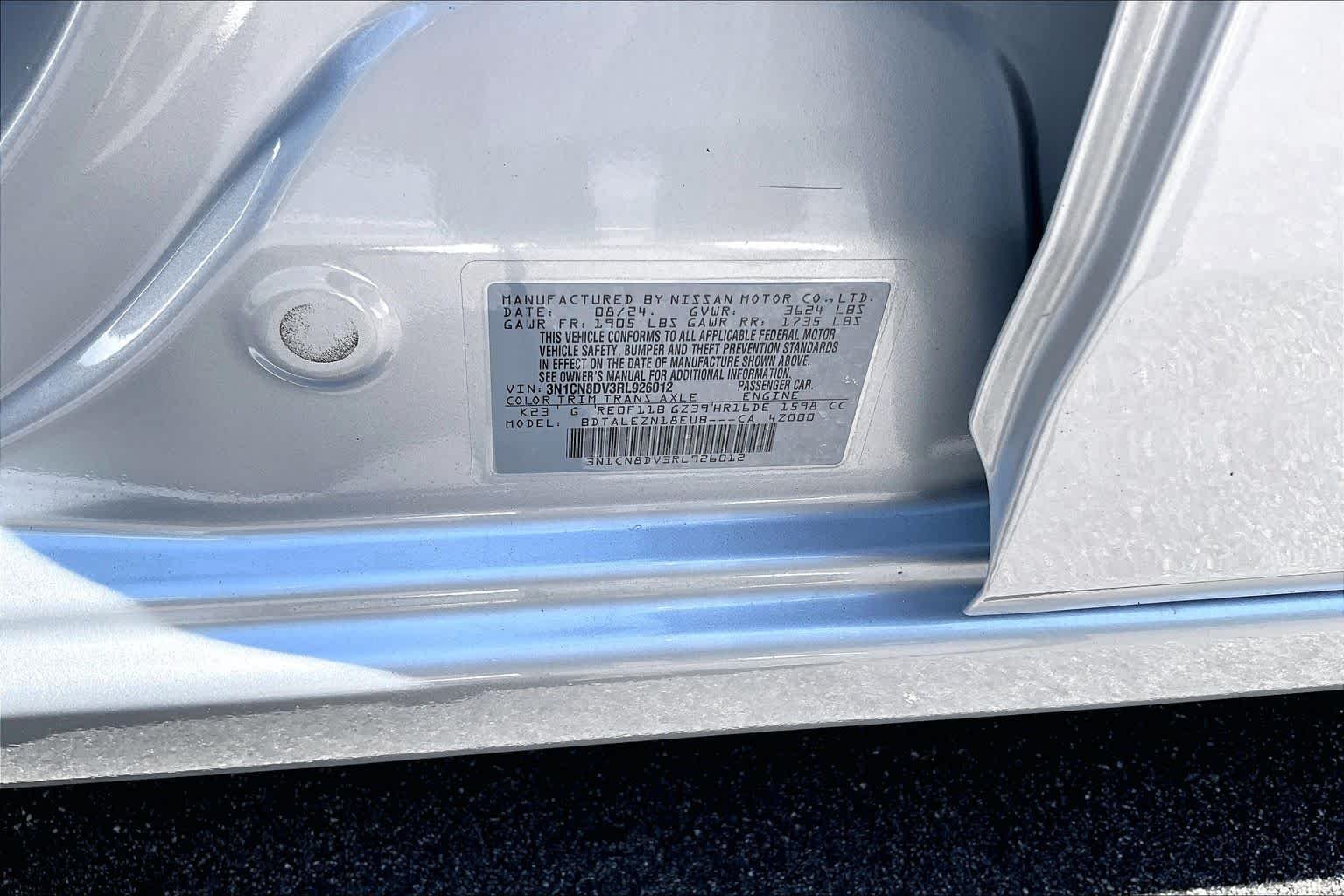 Used 2024 Brilliant Silver Metallic Nissan S image 33