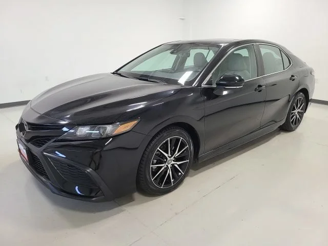 Used 2023 Midnight Black Metallic Toyota SE image 8