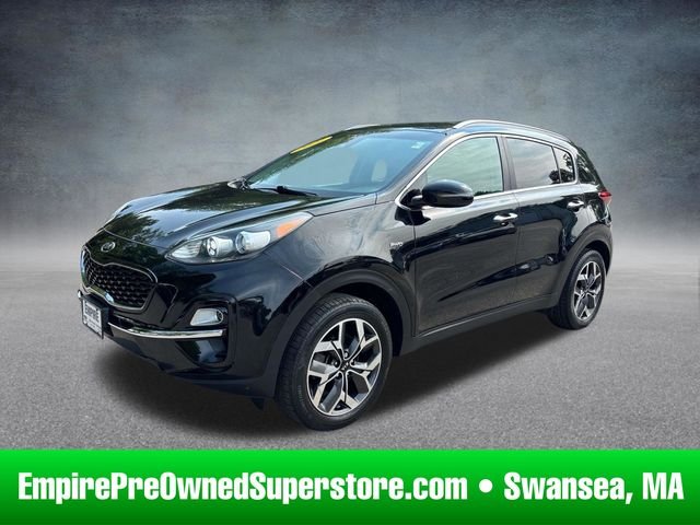 Used 2021 Black Cherry Kia EX image 1