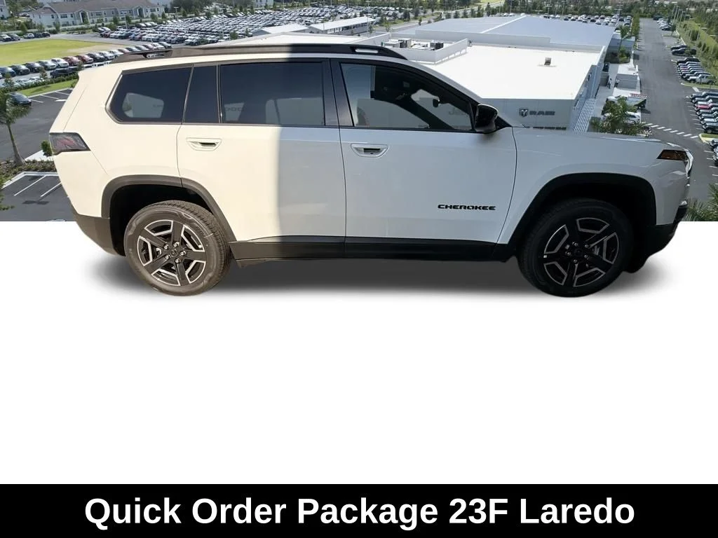 New 2026 Bright White Clear-Coat Exterior Paint Jeep Laredo image 3