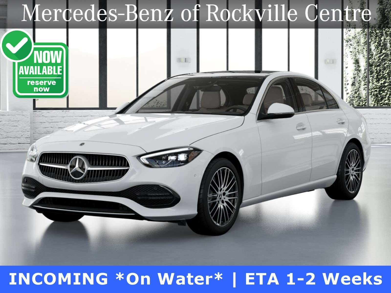 New 2027 Polar White Mercedes-Benz C 300 image 1
