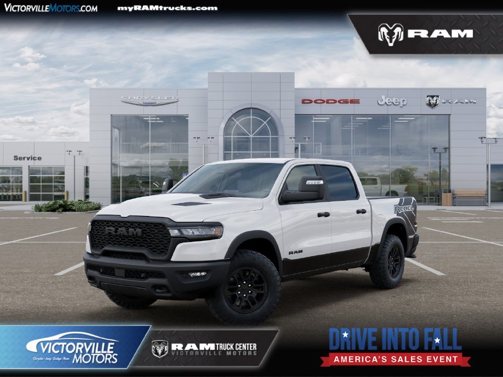 New 2027 Bright White Clear-Coat Exterior Paint RAM Rebel image 1