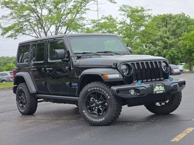 Used 2023 Black Clearcoat Jeep Willys 4xe image 2