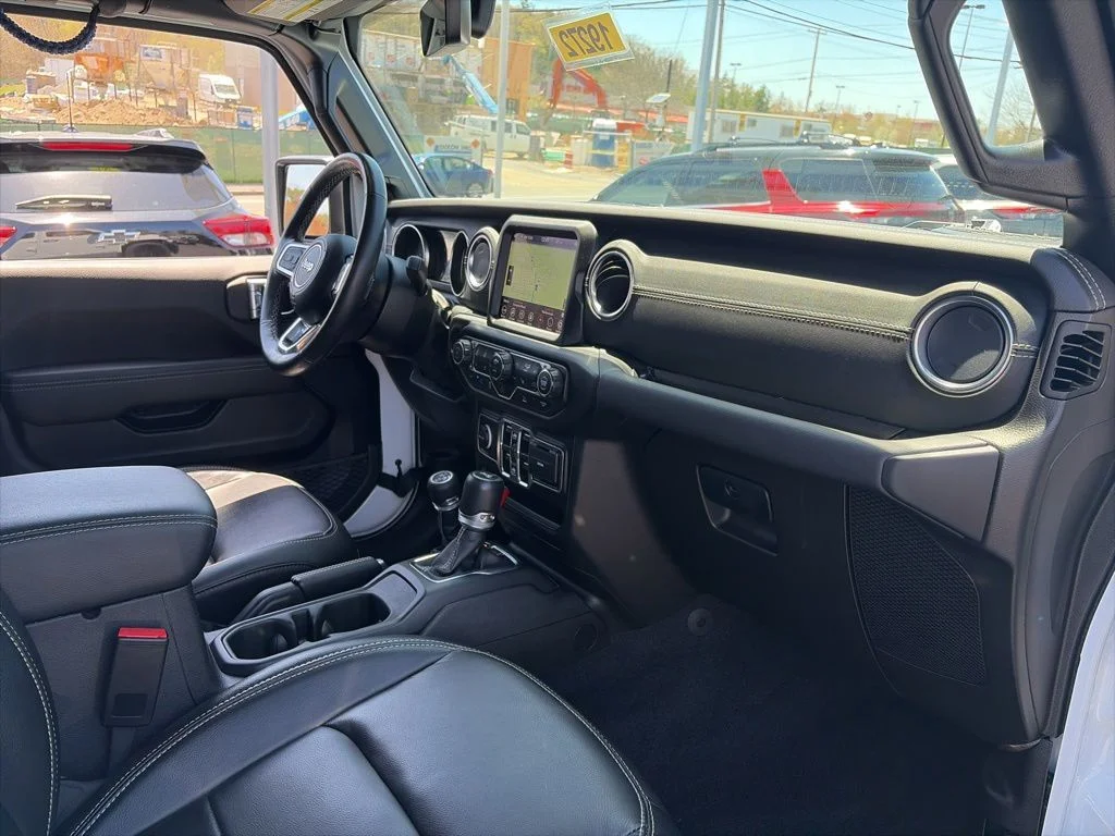Used 2023 White Jeep Sahara 4xe image 19