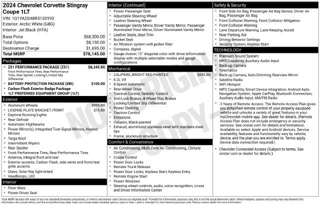 2024 Chevrolet Corvette 1LT - Photo 9