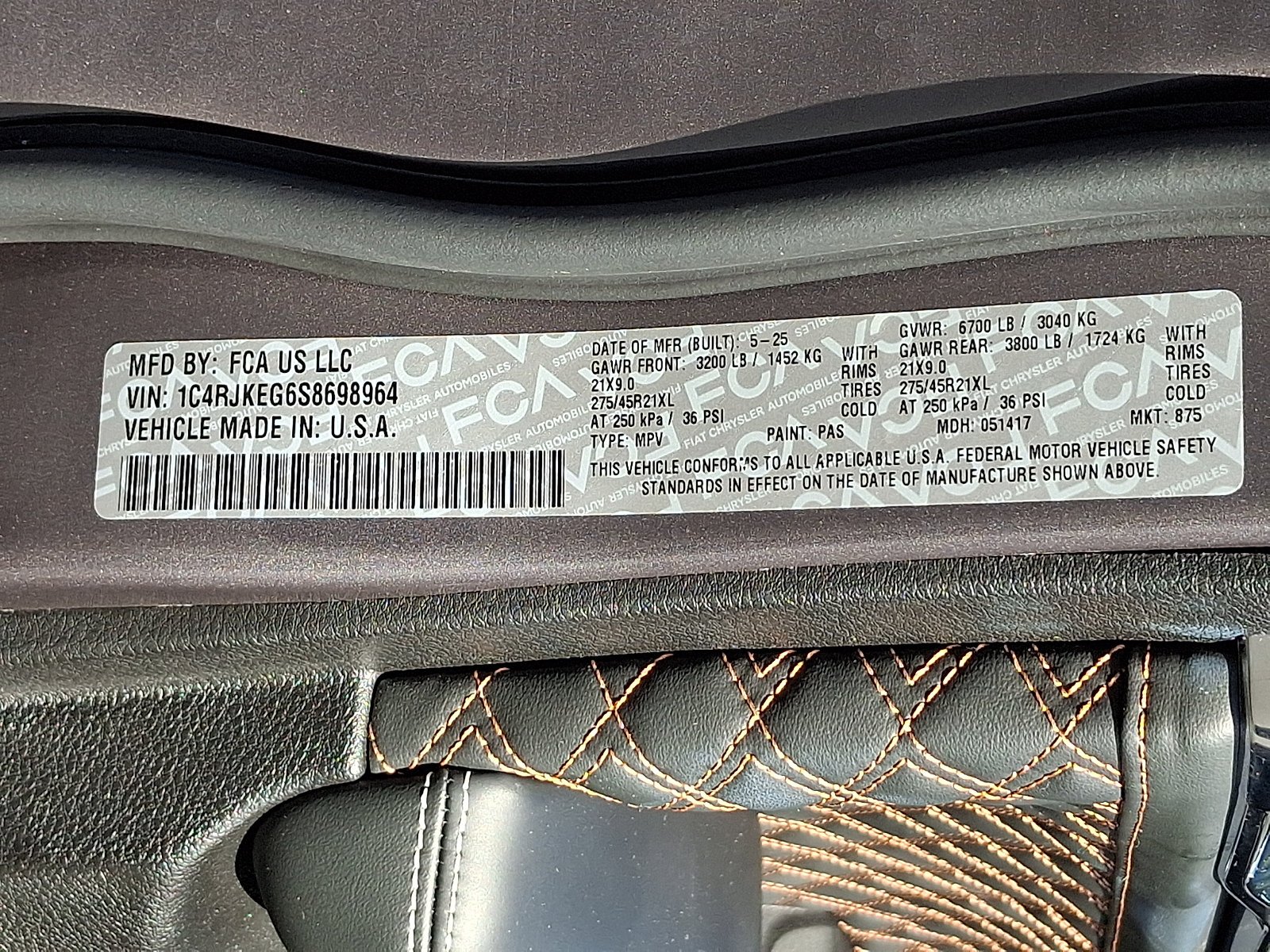 Certified Used 2025 Baltic Gray Metallic Clearcoat Jeep Summit image 29