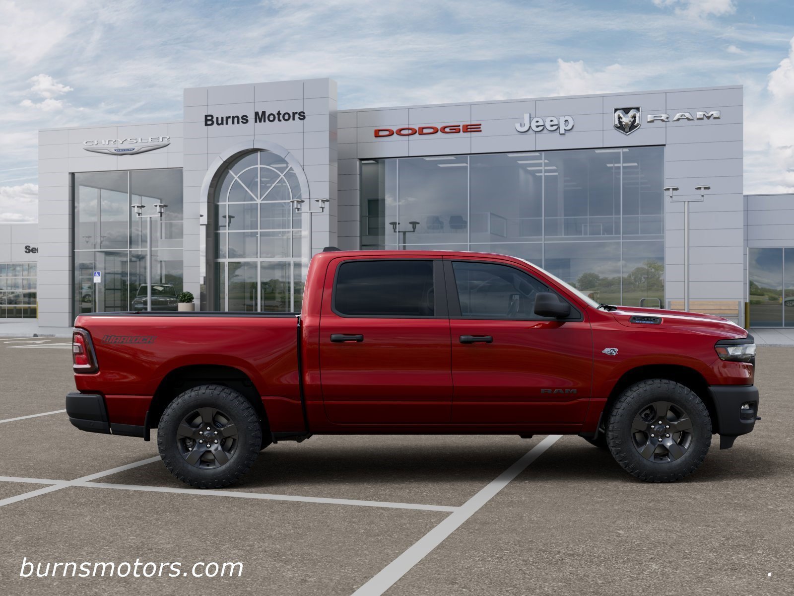 New 2026 Molten Red Pearl-Coat Exterior Paint RAM Warlock image 21