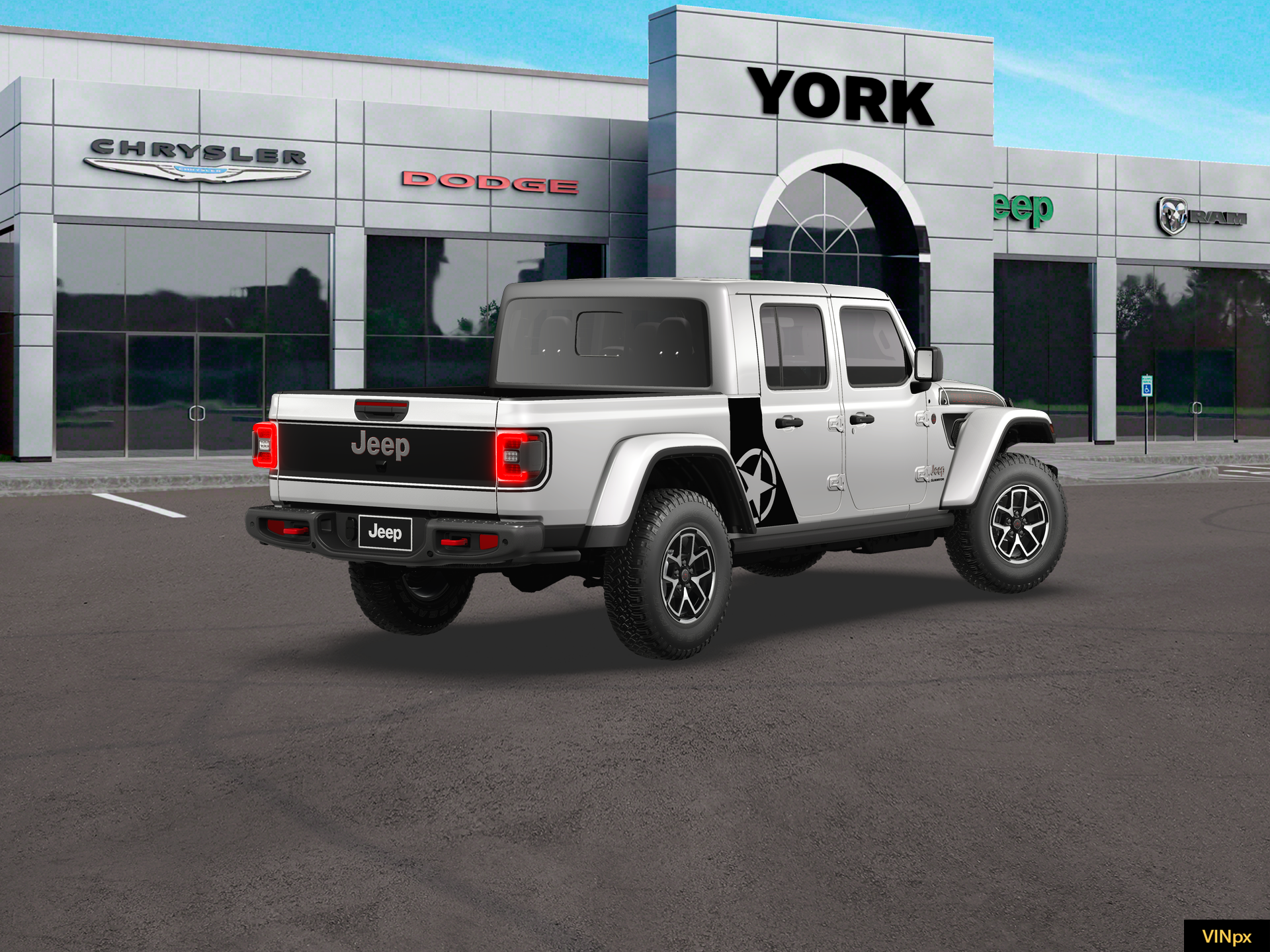 New 2026 Bright White Clear-Coat Exterior Paint Jeep  image 19