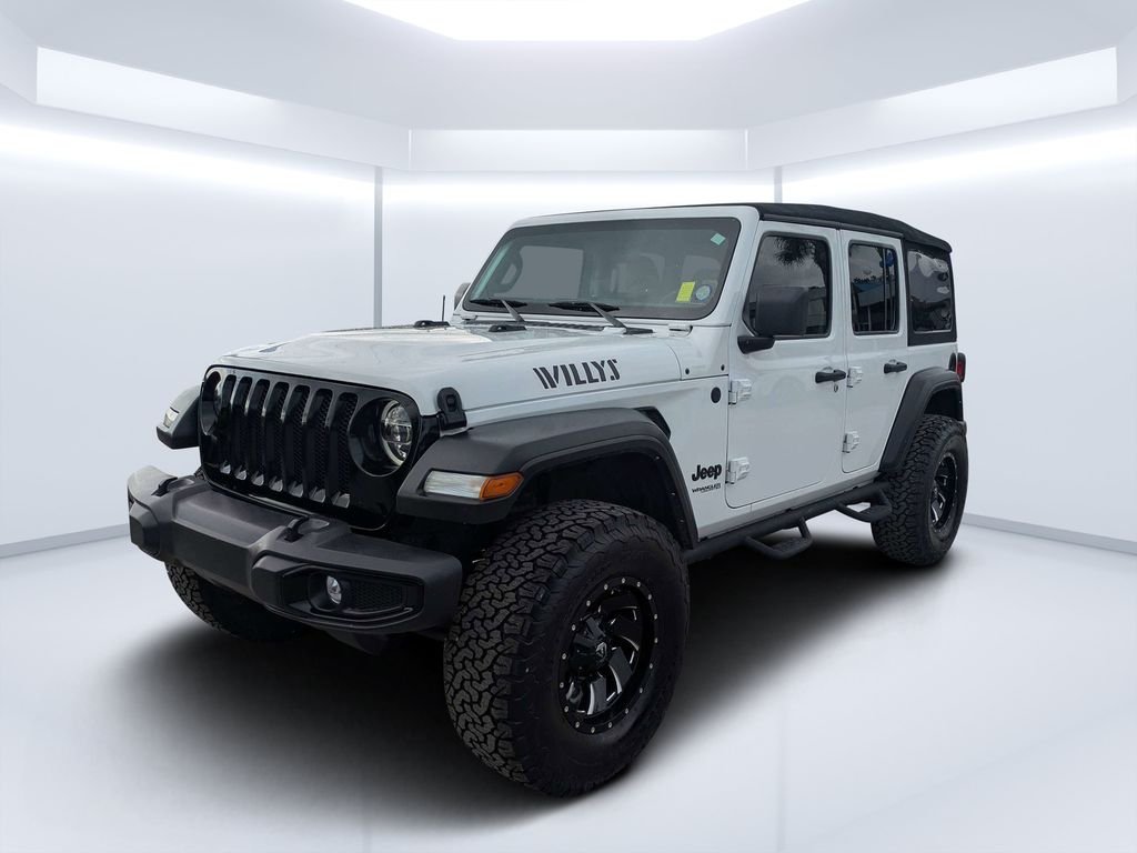 Used 2022 White Jeep Unlimited Willys image 7