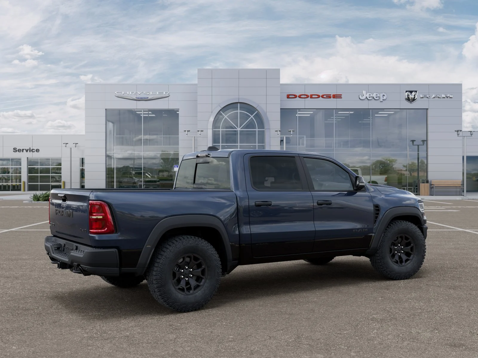 New 2026 Forged Blue Metallic Exterior Paint RAM RHO image 32