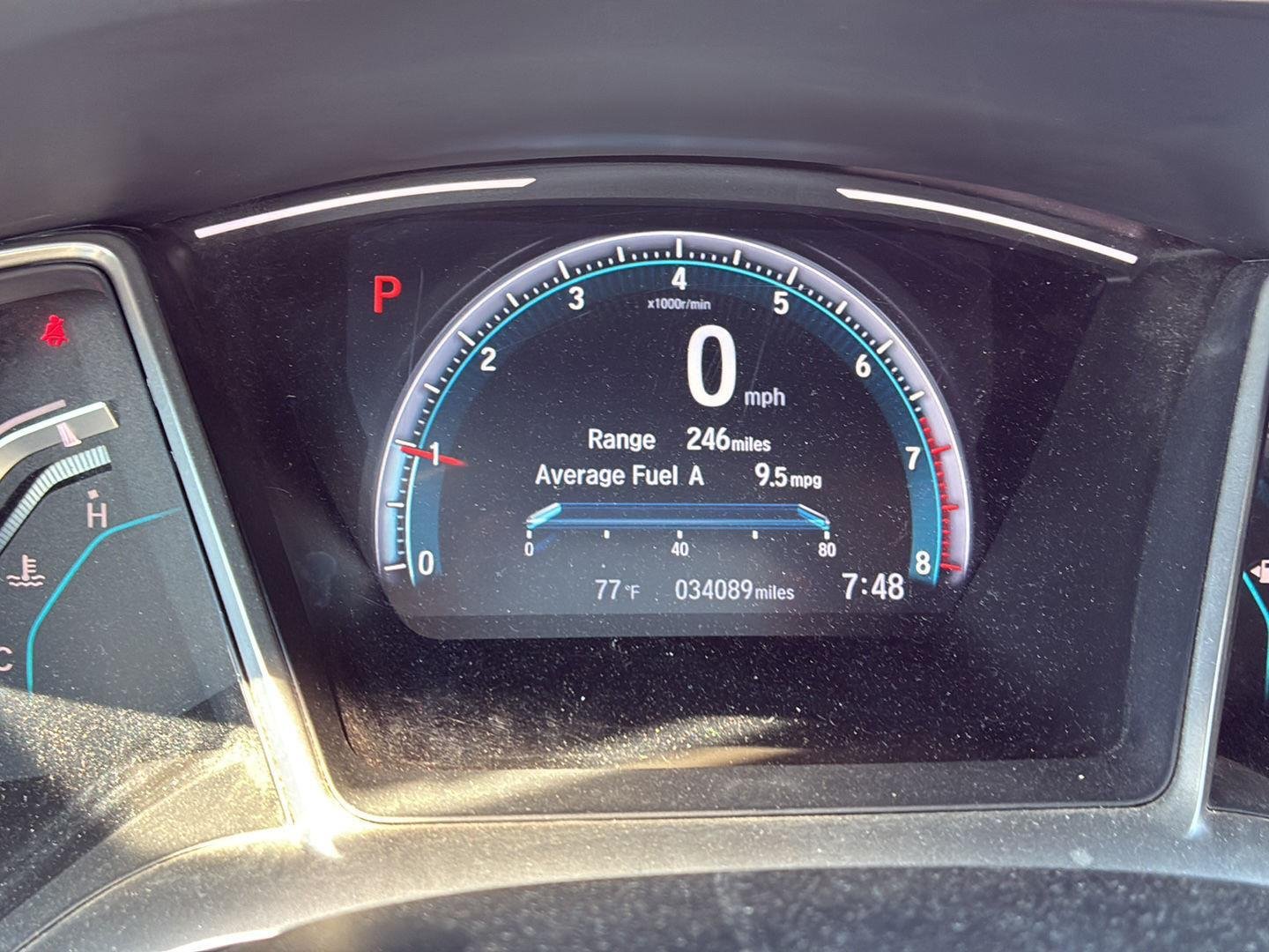 Used 2017 Burgundy Night Pearl Honda EX image 2