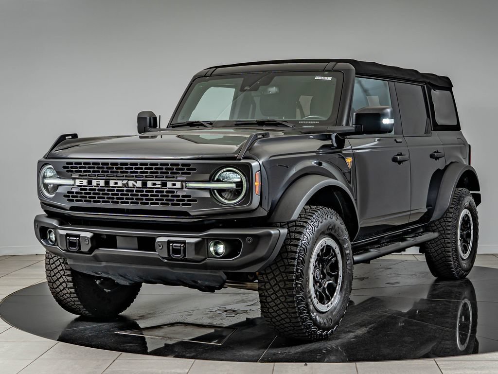 Used 2022 Shadow Black Ford Badlands image 1