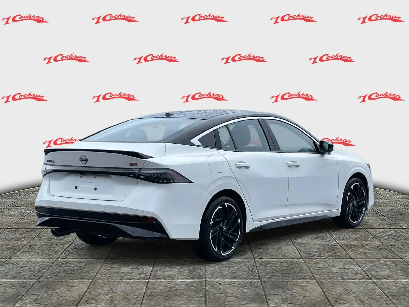 New 2026 Aspen White Tricoat/Super Black Nissan SR image 3
