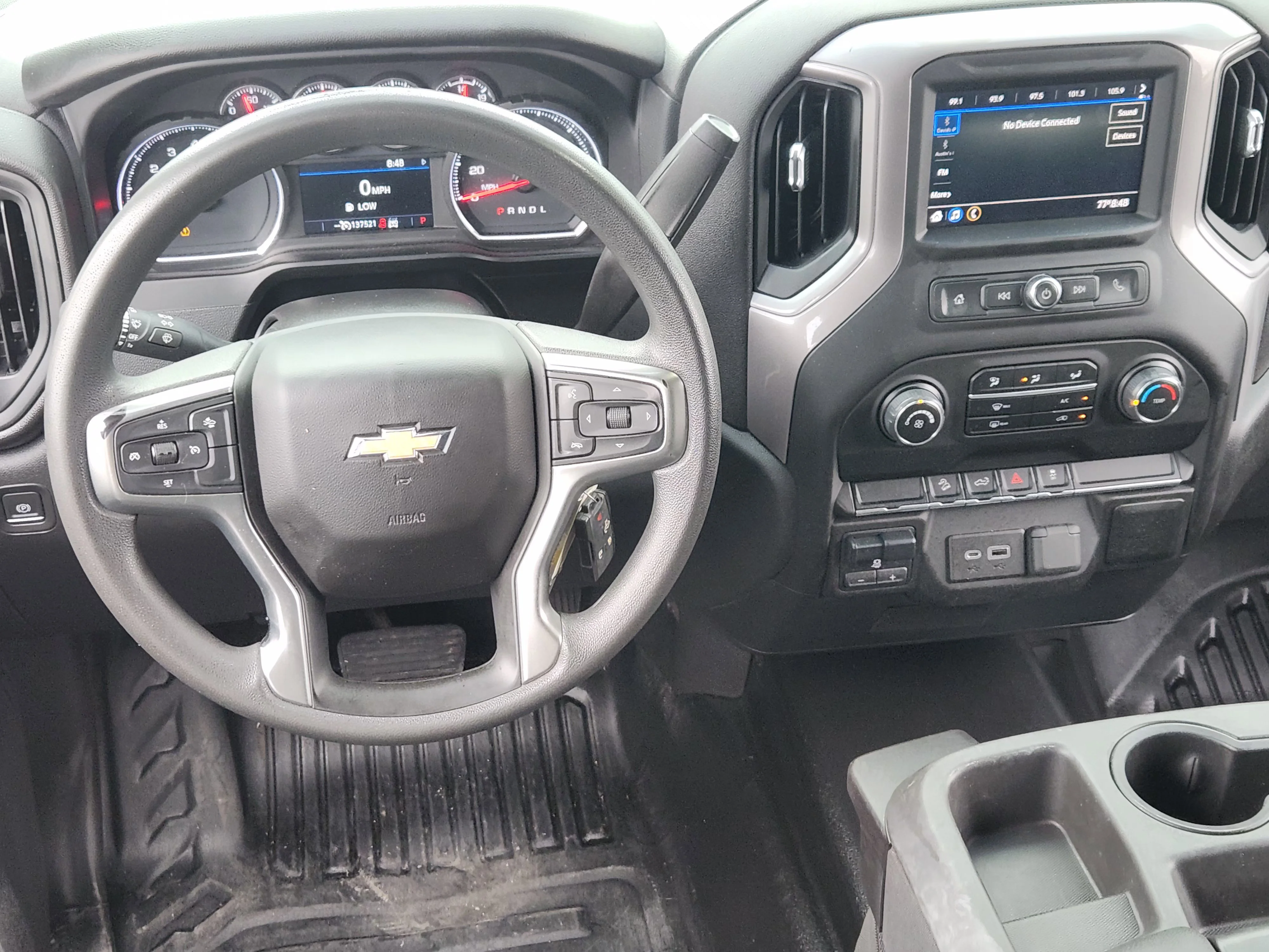 Used 2022 Silver Ice Metallic Chevrolet Work Truck image 25
