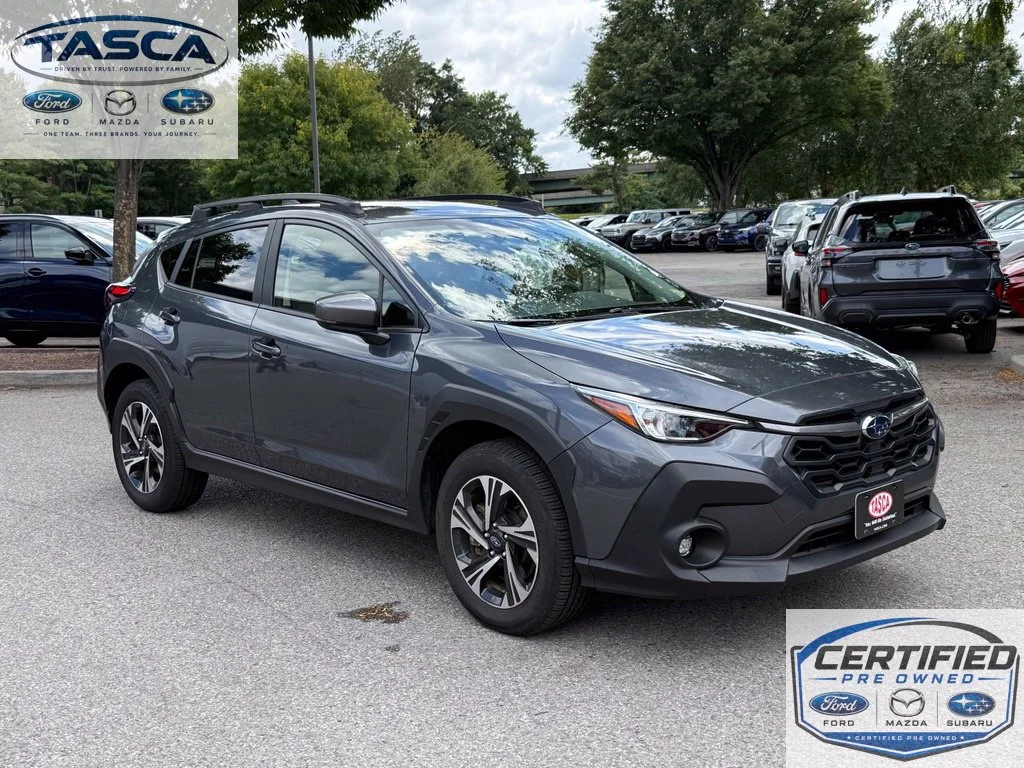 Used 2024 Magnetite Gray Pearl Subaru Premium image 1