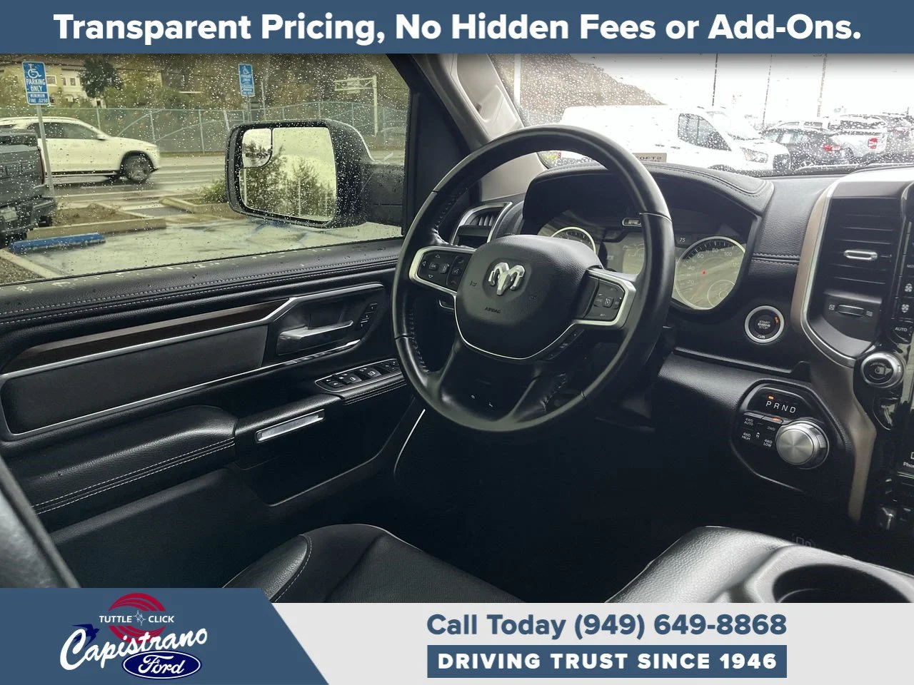 Used 2022 Bright White Clearcoat Ram Laramie image 2