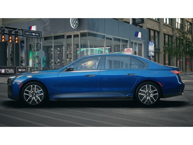 New 2026 Tanzanite Blue II Metallic BMW 740i xDrive image 4