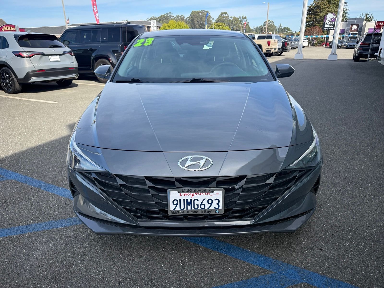 Used 2023 Gray Hyundai SEL image 3