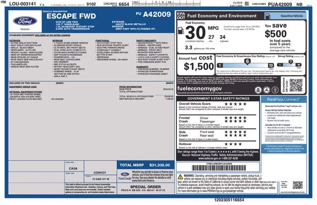 Used 2023 Black Ford ST-Line image 26