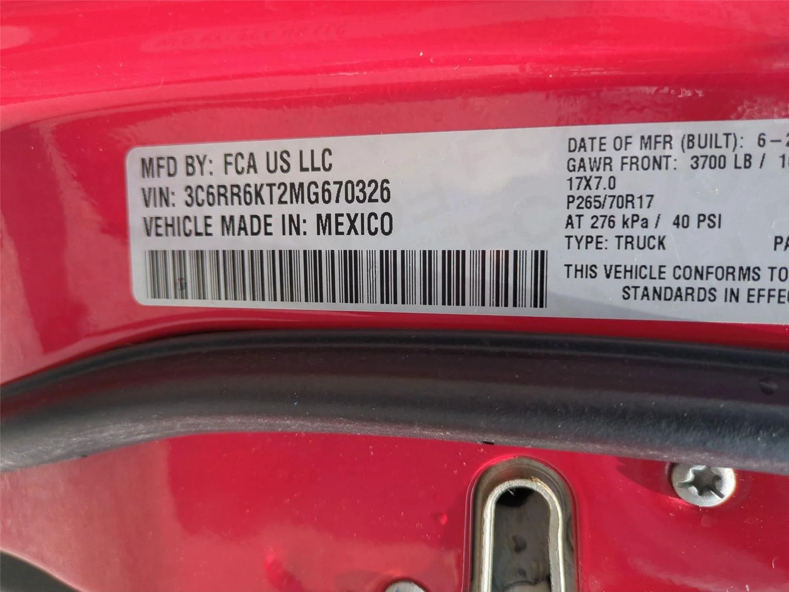 Used 2021 Flame Red Clearcoat Ram Tradesman image 38
