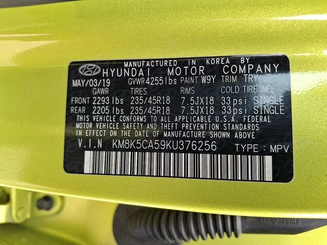 Used 2019 Green Hyundai Ultimate image 27