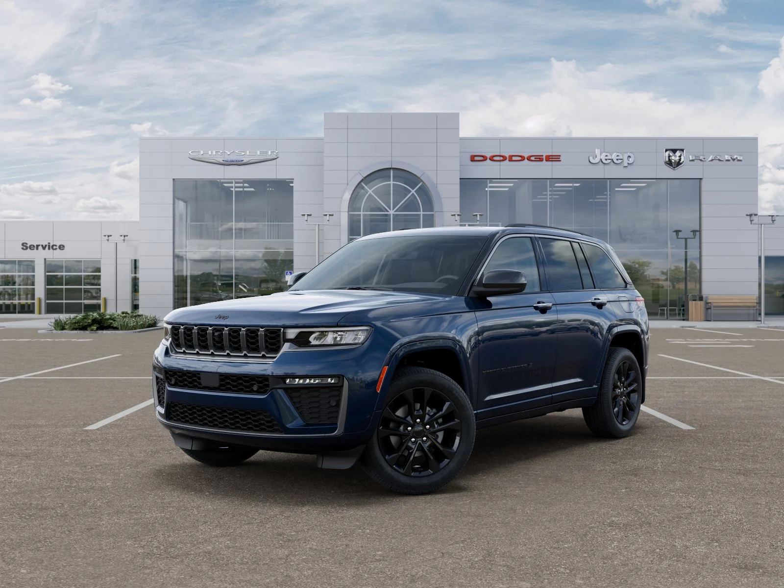 New 2026 Fathom Blue Pearl-Coat Exterior Paint Jeep Limited Reserve image 21