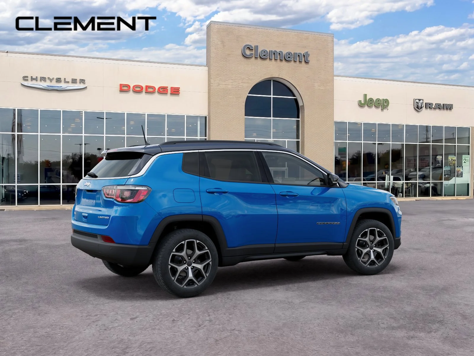 New 2026 Hydro Blue Pearl-Coat Exterior Paint Jeep Limited image 4