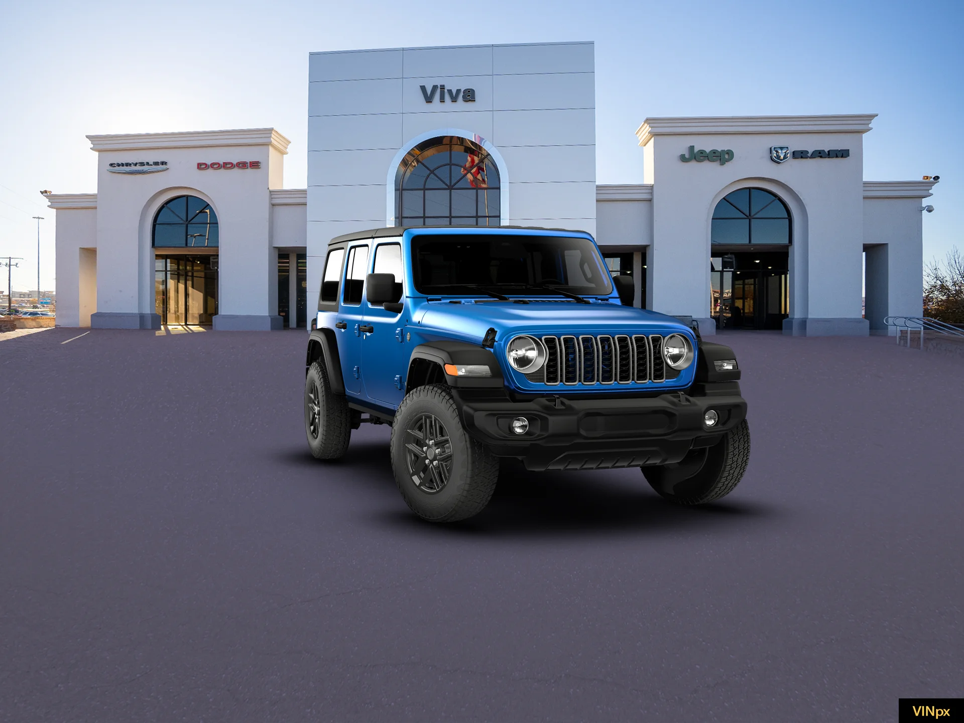 New 2026 Hydro Blue Pearlcoat Jeep Sport S image 3
