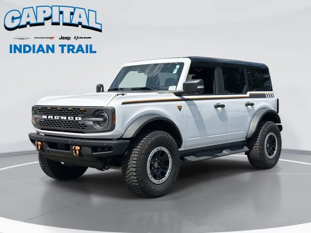 Used 2024 White Ford Badlands image 1