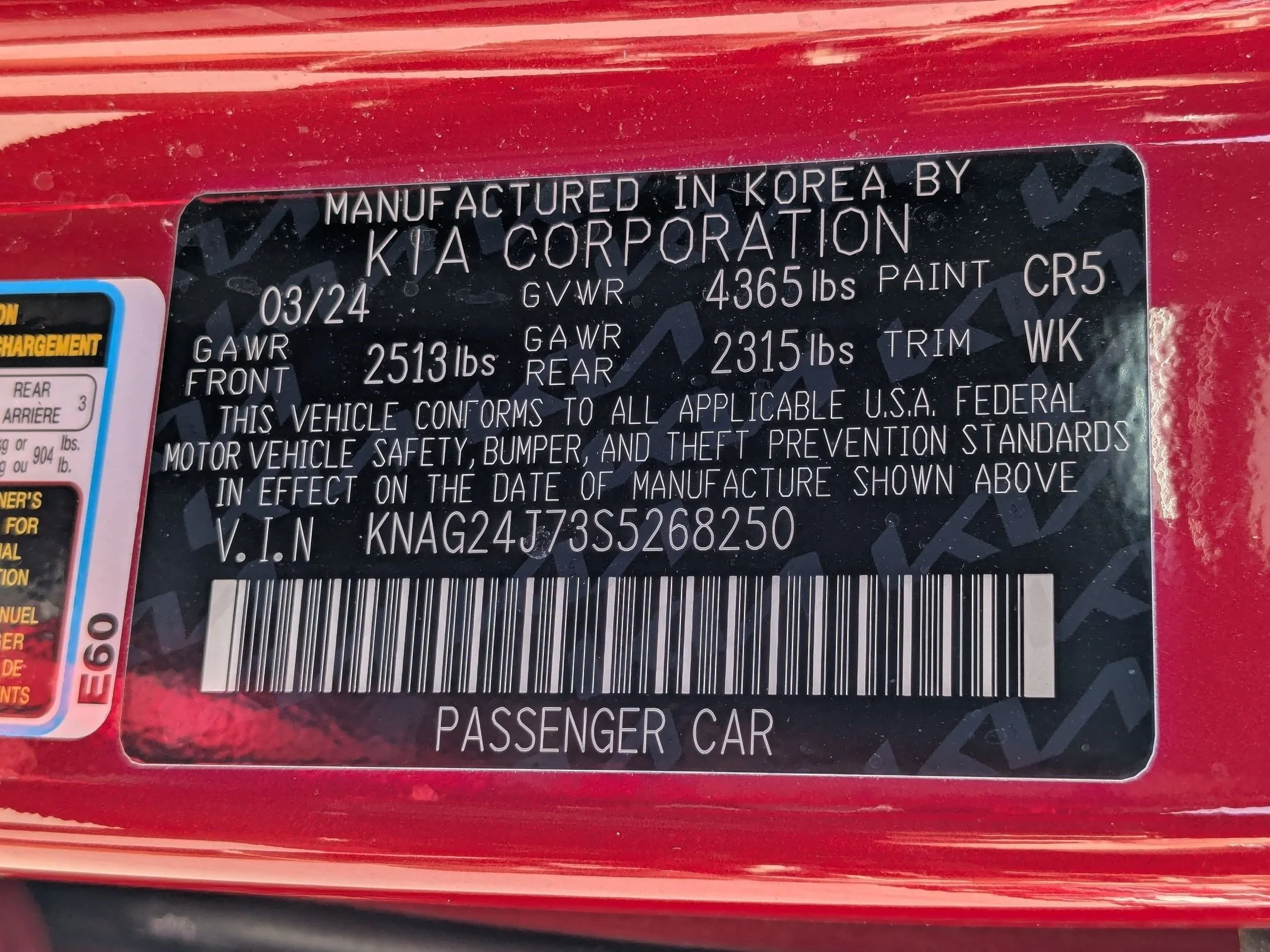Used 2025 Runway Red Kia LXS image 30