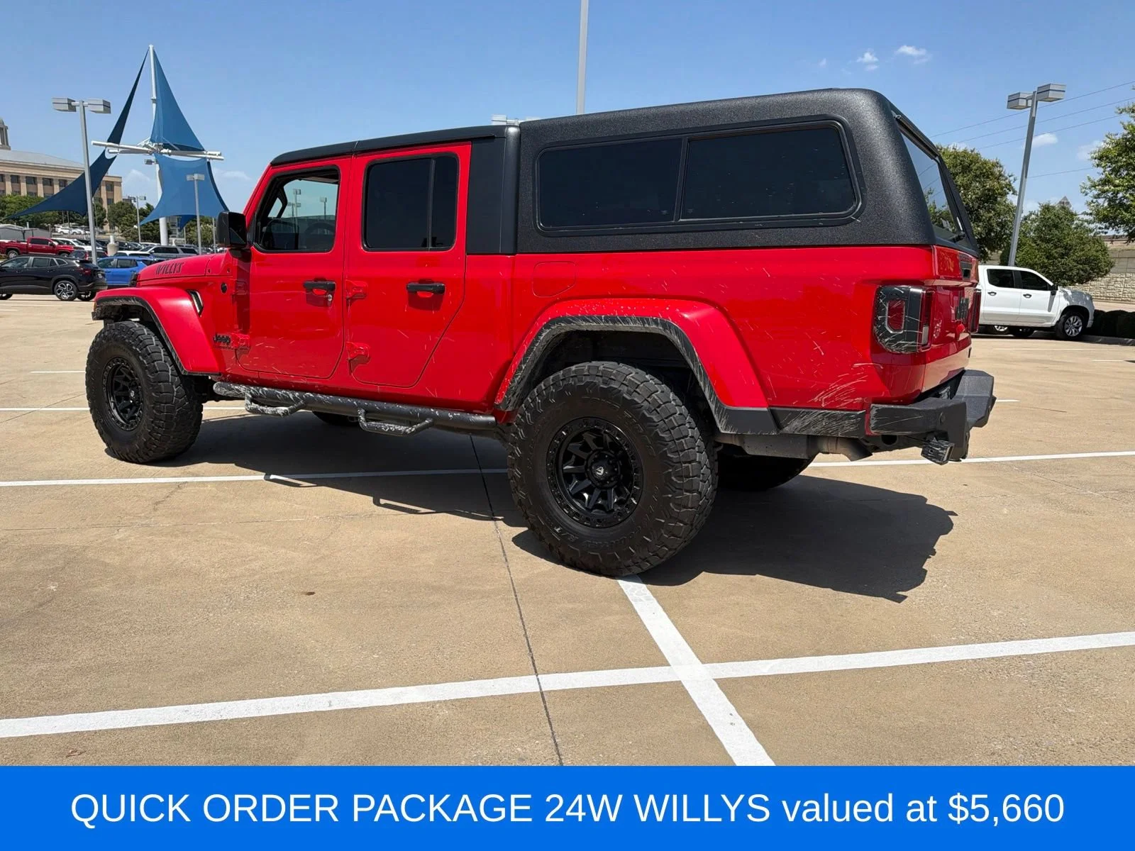 Used 2021 Red Jeep Willys image 3